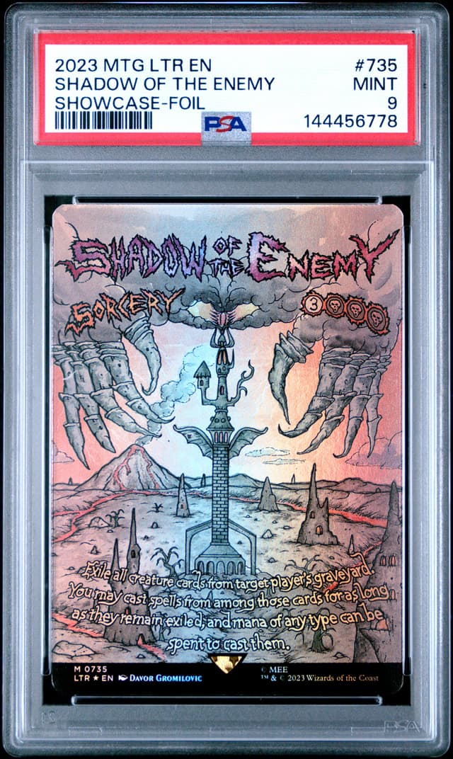 front of the slab