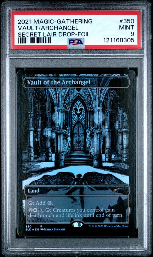 front of the slab