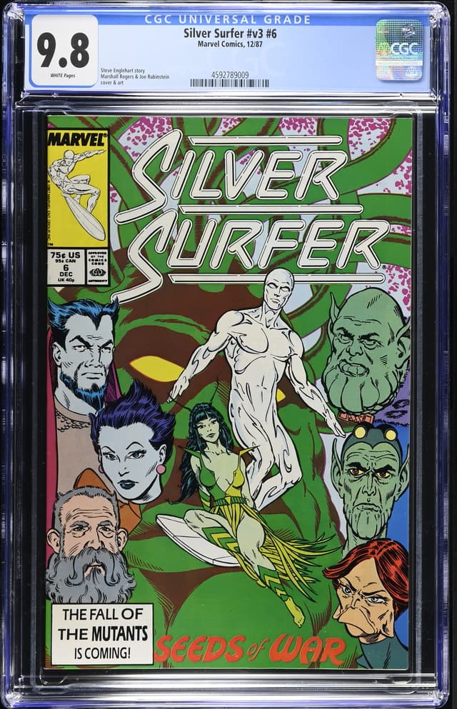 front of the slab